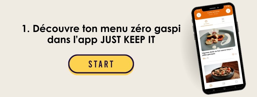 Découvre l'application mobile JUST KEEP IT